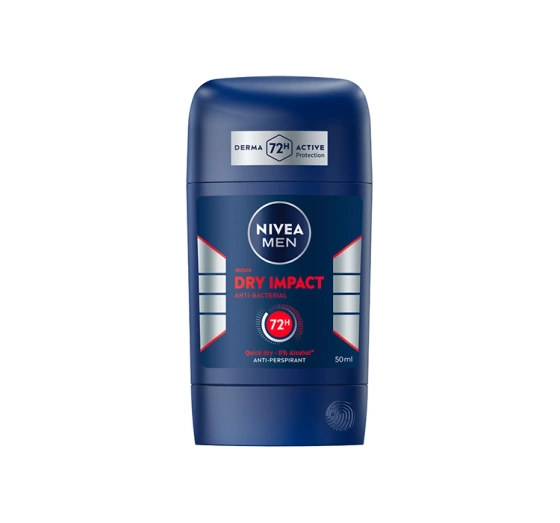 Kliknij na zdjęcie, aby je powiększyć NIVEA MEN DRY IMPACT ANTITRANSPIRANT IM STIFT FÜR MÄNNER 50ML