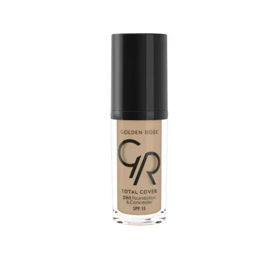 Kliknij na zdjęcie, aby je powiększyć GOLDEN ROSE TOTAL COVER FOUNDATION CONCEALER GRUNDIERUNG 06 30ML