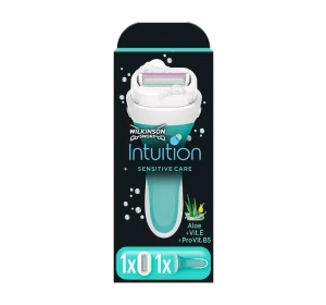 WILKINSON SWORD INTUITION SENSITIVE CARE DAMENRASIERER + ERSATZKLINGE 