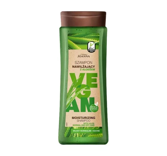 Kliknij na zdjęcie, aby je powiększyć JOANNA VEGAN FEUCHTIGKEITSSPENDENDES SHAMPOO MIT ALOE 300ML