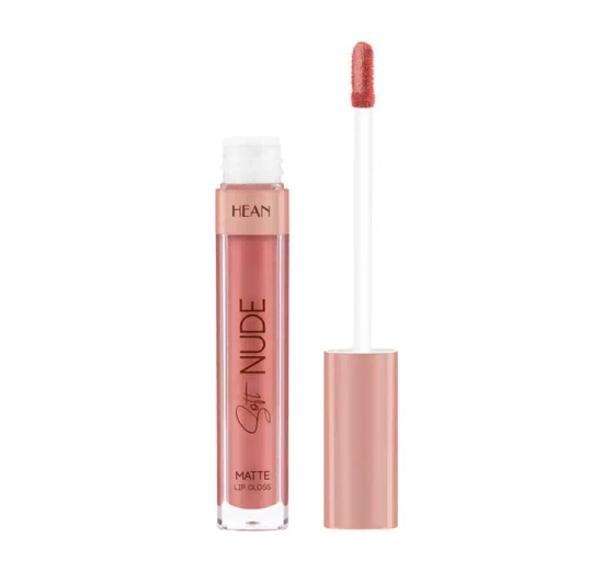 Kliknij na zdjęcie, aby je powiększyć HEAN SOFT NUDE LIP GLOSS MATTER LIPPENSTIFT 63 YUMMY NUDE 6ML