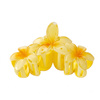 eCarla Haarklammer im Hawaii-Stil „Vacay Flower“ SP386 Triple Yellow Ombre