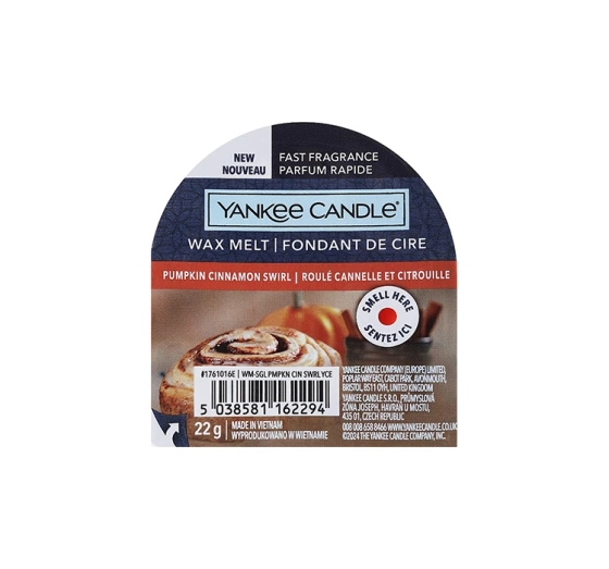 Kliknij na zdjęcie, aby je powiększyć Yankee Candle Duftwachs Pumpkin Cinnamon Swirl 22 g