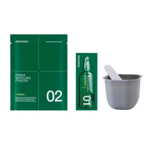 Mediheal Derma Modeling Pack Teatree Calming Gesichtspflege-Set Algenmaske 28 g + Serum 2 ml