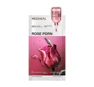 Mediheal Rose PDRN Tuchmaske zur Porenverfeinerung 24 ml