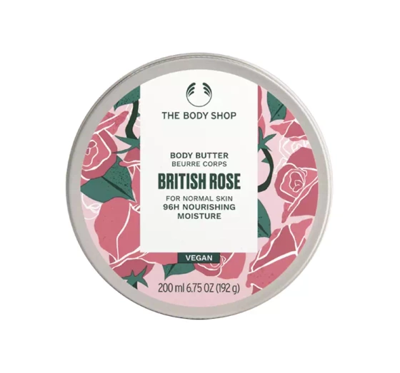 Kliknij na zdjęcie, aby je powiększyć THE BODY SHOP INSTANT GLOW BODY BUTTER BRITISH ROSE KÖRPERBUTTER 200ML