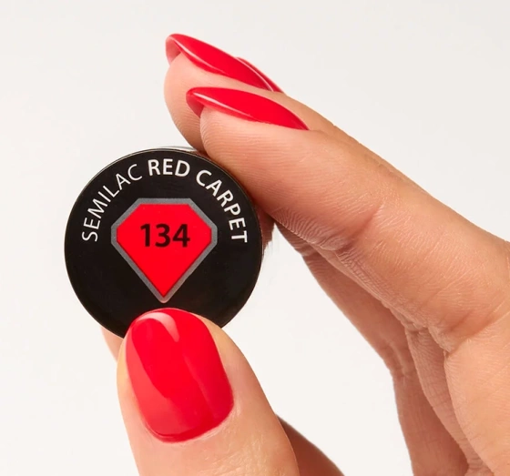 SEMILAC UV HYBRID NAGELLACK RED CARPET 134