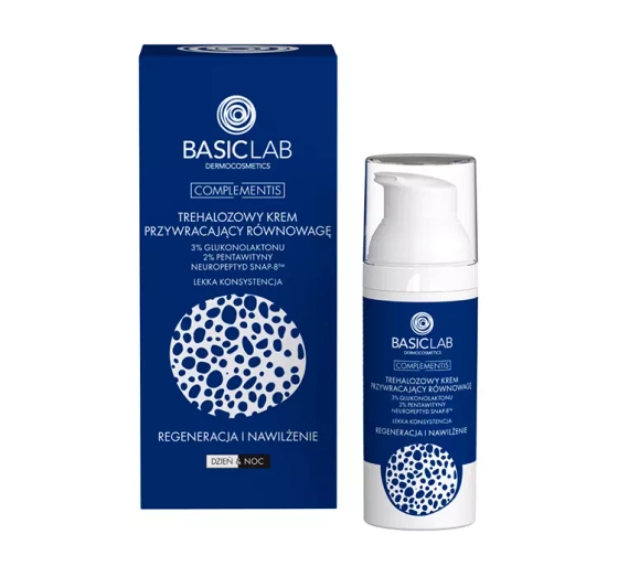 BasicLab Complementis Trehalose restaurierende Gesichtscreme mit 3% Gluconolacton 50ml