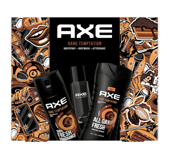Kliknij na zdjęcie, aby je powiększyć AXE DARK GESCHENKSET FÜR MÄNNER GEL + DEODORANT + ASL