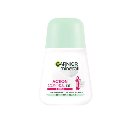 Kliknij na zdjęcie, aby je powiększyć GARNIER MINERAL ACTION CONTROL 72H ANTITRANSPIRANT ROLL-ON 50ML