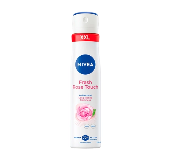 Kliknij na zdjęcie, aby je powiększyć NIVEA FRESH ROSE TOUCH ANTITRANSPIRANT SPRAY FÜR FRAUEN 250ML