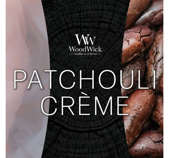 Kliknij na zdjęcie, aby je powiększyć Woodwick Elipse Jar Candle Duftkerze Patchouli Creme 453,6 g