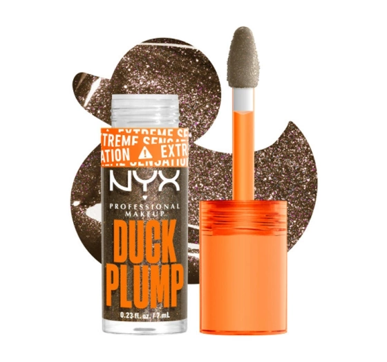 NYX Professional Makeup Duck Plump Lip Gloss zur Lippenvergrößerung 21 Onyx-Pected 7 ml