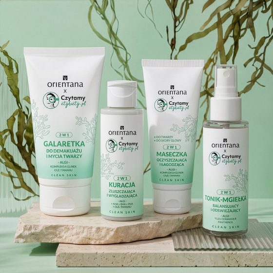 Kliknij na zdjęcie, aby je powiększyć Orientana x Czytamy Etykiety.pl 2-in-1-Peeling- und Glättungskur 100 ml
