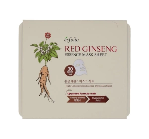 Esfolio Red Ginseng Set von Tuchmasken mit Ginseng-Extrakt 30 Stück