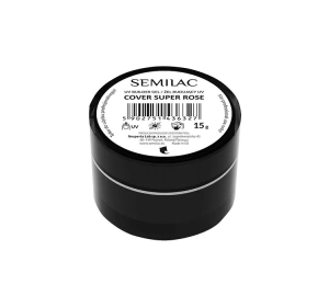 Semilac UV Aufbaugel zur Nagelverlängerung Cover Super Rose 15 g