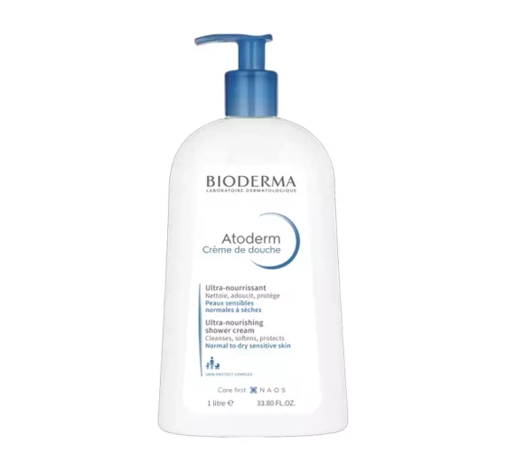 BIODERMA ATODERM CREME DE DOUCHE REINIGUNGSGEL FÜR KÖRPER UND GESICHT 1000ML