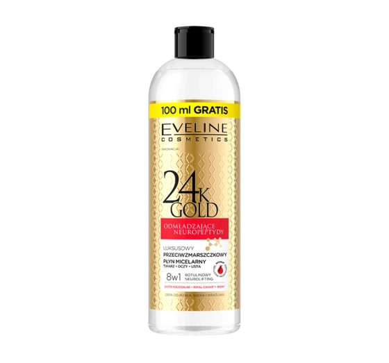 Eveline Cosmetics 24K Gold Anti-Aging Mizellenwasser 8in1 500 ml