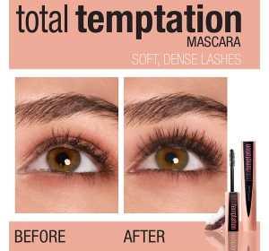 MAYBELLINE TOTAL TEMPTATION MASCARA BLACK 8,6 ML