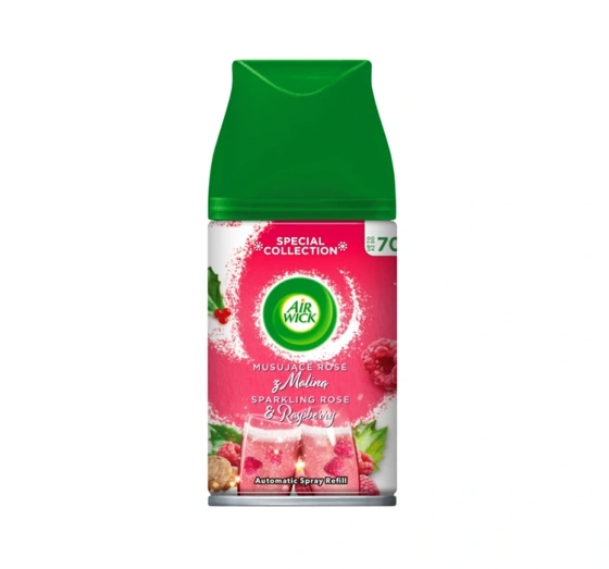 Air Wick Freshmatic Automatischer Lufterfrischer Nachfüller Sprudelnde Rose mit Himbeere 250 ml