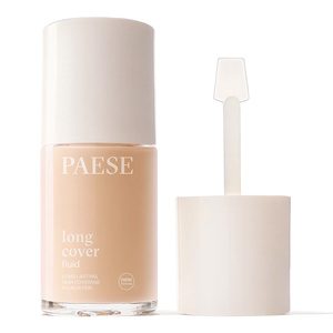 Paese Long Cover Fluid – cremige, deckende Gesichtsgrundierung, neue Formel, 0 Nude, 30 ml