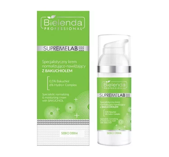 BIELENDA PROFESSIONAL SUPREMELAB SEBIO DERM NORMALISIERENDE UND FEUCHTIGKEITSSPENDENDE CREME 50ML