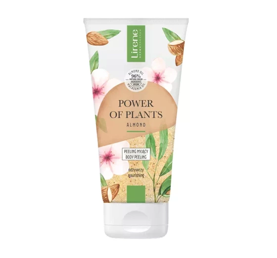LIRENE POWER OF PLANTS ALMOND NÄHRENDES KÖRPERPEELING 175G