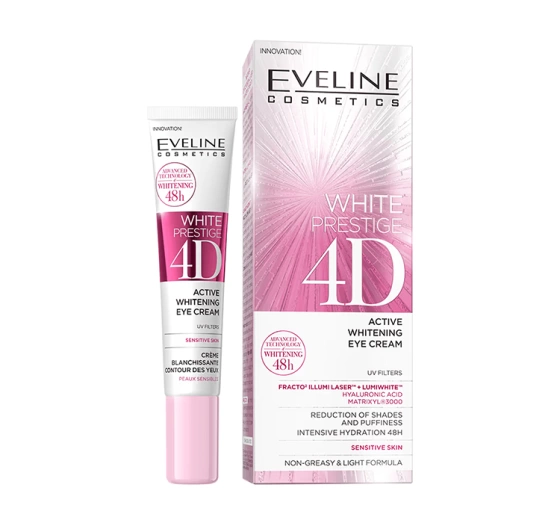 Kliknij na zdjęcie, aby je powiększyć EVELINE WHITE PRESTIGE 4D AUFHELLENDE AUGENCREME 20ML