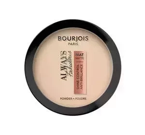 BOURJOIS ALWAYS FABULOUS MATTIERENDES GESICHTSPUDER 108 APRICOT IVORY 10G