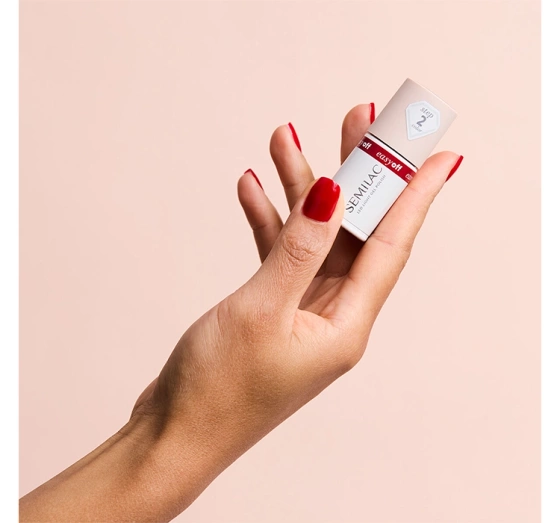 Kliknij na zdjęcie, aby je powiększyć Semilac Easy Off Hybridlack L18 The Red Core 7 ml