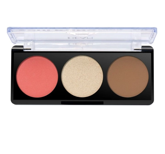 Kliknij na zdjęcie, aby je powiększyć Hean Sculpting Palette 3in1 Konturierungspalette 03 9 g