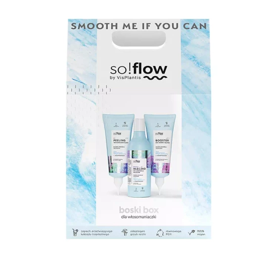 SO!FLOW SMOOTH ME IF YOU CAN KOSMETIKSET ZUR KOPFHAUTPFLEGE 100ML + 100ML + 150ML