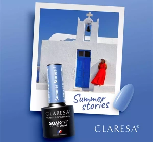 CLARESA SOAK OFF HYBRIDLACK SUMMER STORIES 1 5ML