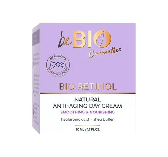 BEBIO BIO RETINOL NATÜRLICHE ANTI-AGING-GESICHTSCREME FÜR TAG 50ML