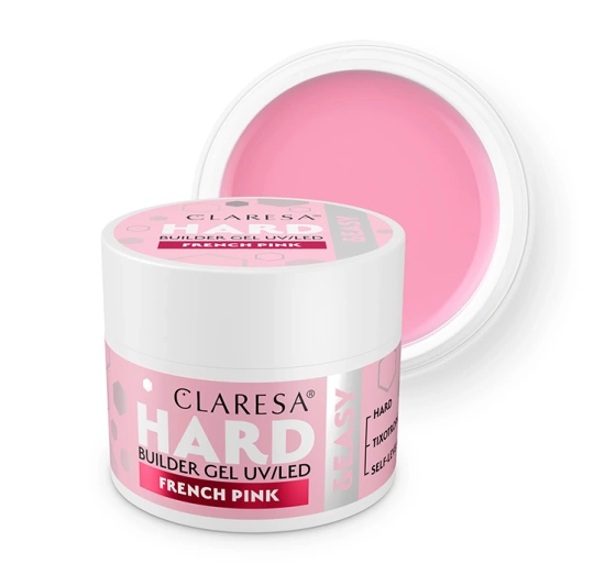 Kliknij na zdjęcie, aby je powiększyć Claresa Hard & Easy Aufbaugel French Pink 12 g