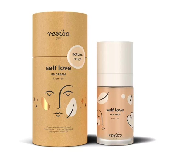 RESIBO GLOW SELF LOVE BB CREAM BB CREME NATURAL BEIGE 30ML