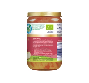 HiPP Bio Menü nach dem 7. Monat Kartoffeln mit Roter Beete, Apfel und zartem Rindfleisch 220g