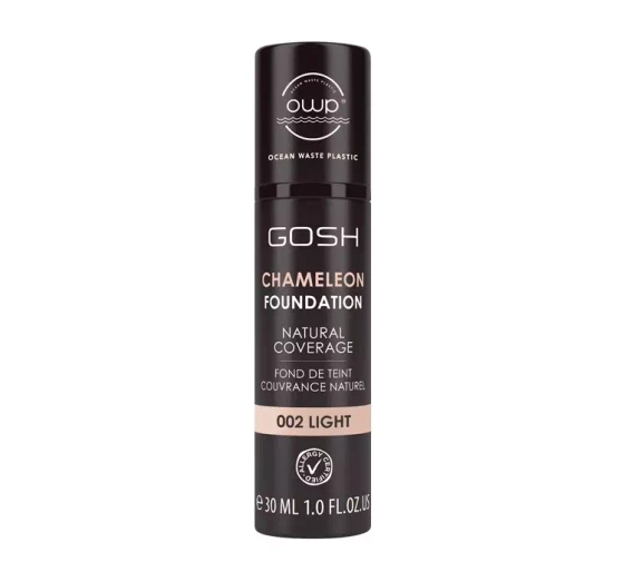 GOSH CHAMELEON FOUNDATION NATURAL COVERAGE ADAPTIVE GRUNDIERUNG 002 LIGHT 30ML