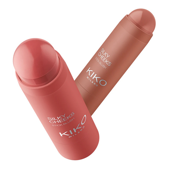 Kliknij na zdjęcie, aby je powiększyć KIKO Milano Silky Cheeks Blush Set – Gesichts-Make-up-Set mit cremigem Rouge-Stift, 2 × 5 g