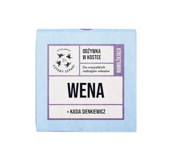 Kliknij na zdjęcie, aby je powiększyć Mydlarnia Cztery Szpaki Wena x Kasia Sienkiewicz Natürlicher Fester Conditioner 55g