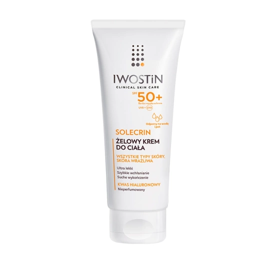 Kliknij na zdjęcie, aby je powiększyć Iwostin Solecrin Gel-Körpercreme SPF50+ 200 ml
