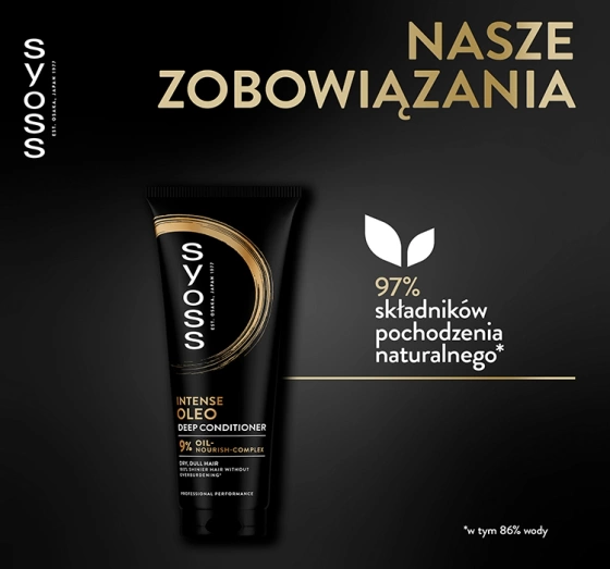 Syoss Oleo Intense Intensiv pflegende Spülung für trockenes und dünnes Haar 250ml