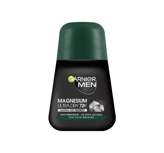 Kliknij na zdjęcie, aby je powiększyć GARNIER MEN MAGNESIUM ULTRA DRY 72H ANTITRANSPIRANT ROLL-ON FÜR MÄNNER 50ML