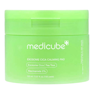 Medicube Exosome Cica Calming Pad – beruhigende Gesichts-Toner-Pads mit Exosomen aus der asiatischen Centella asiatica, 100 Stück