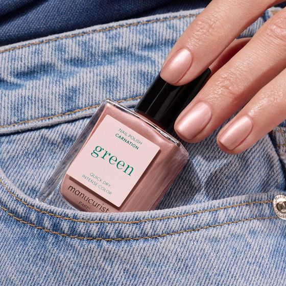 Manucurist Green – klassischer Nagellack „Carnation“, 15 ml
