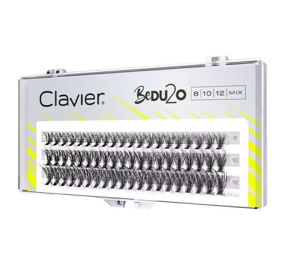 Clavier Bedu2o falsche Wimpernbüschel Mix 8-10-12mm