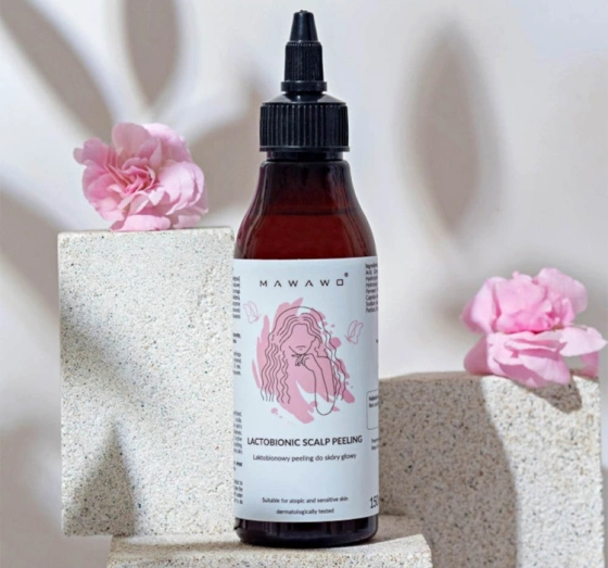 Kliknij na zdjęcie, aby je powiększyć MAWAWO LACTOBIONIC SCALP PEELING LAKTOBION-KOPFHAUTPEELING 150ML