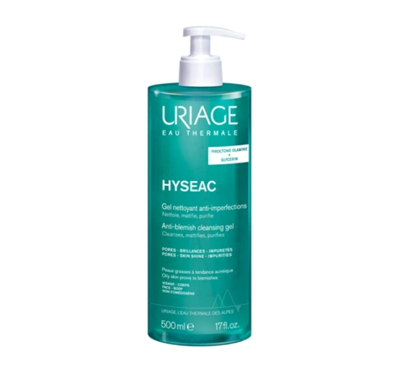 Uriage Hyseac Reinigungsgel für Gesicht und Körper 500ml
