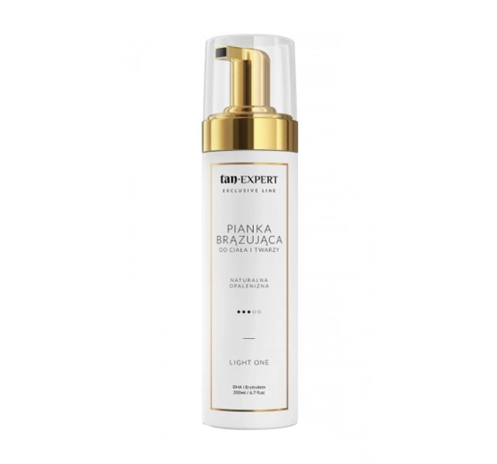 TANEXPERT EXCLUSIVE LINE SELBSTBRÄUNUNGSSCHAUM FÜR GESICHT UND KÖRPER LIGHT ONE 200ML