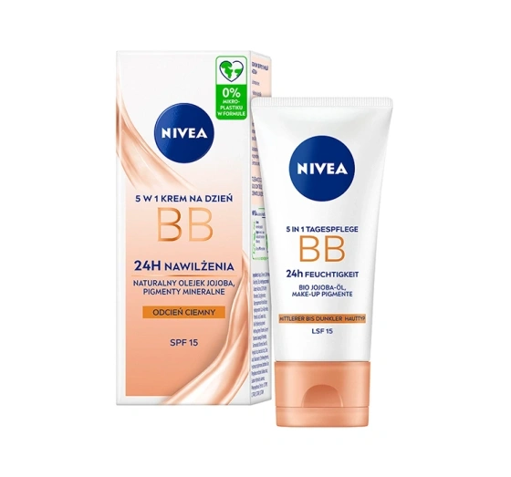 NIVEA 24H Nawilżenia ​​BB Tagescreme 5in1 Natürlich 50ml